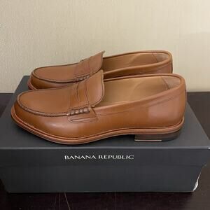 Banana Republic Brown Leather Loafers Dress Shoes